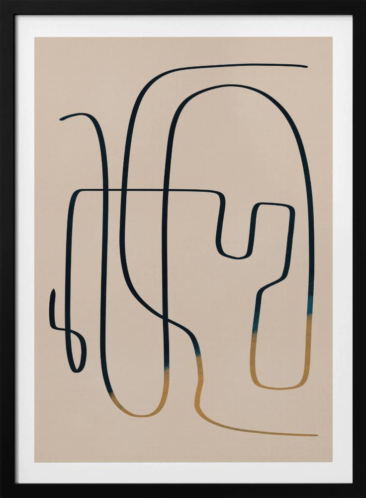 Abstrakte Linienkunst | Poster