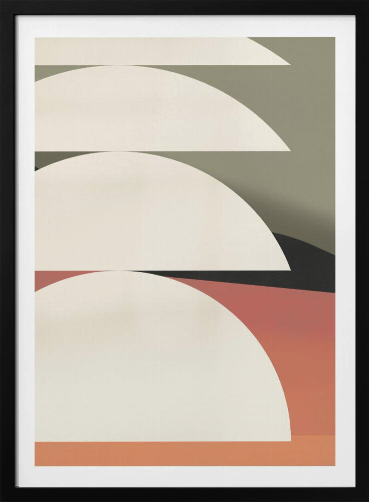 Breites geometrisches Poster