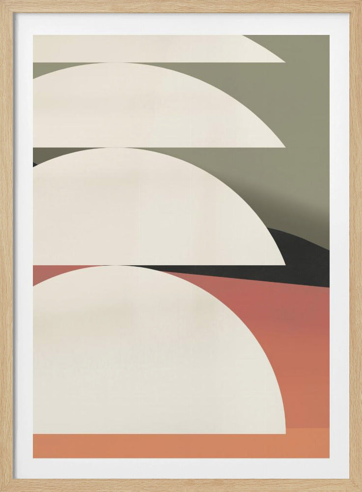 Breites geometrisches Poster