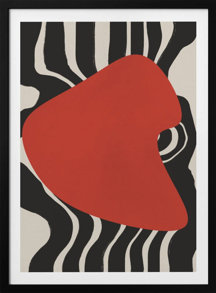 Purpurroter Wellenpuls | Poster