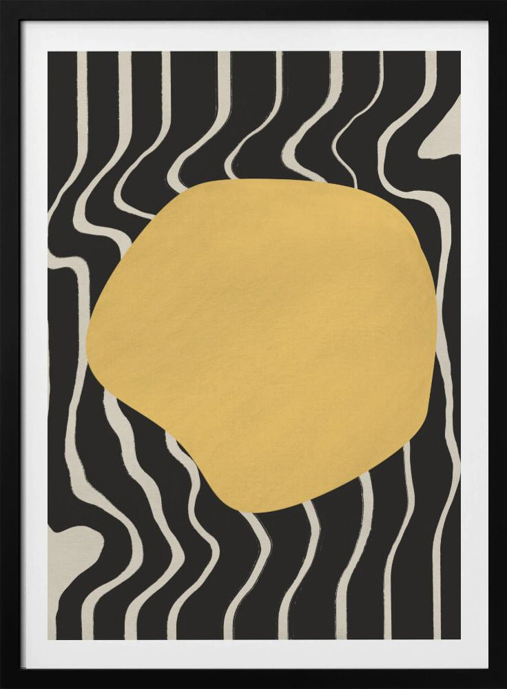 Goldene Wellenharmonie | Poster