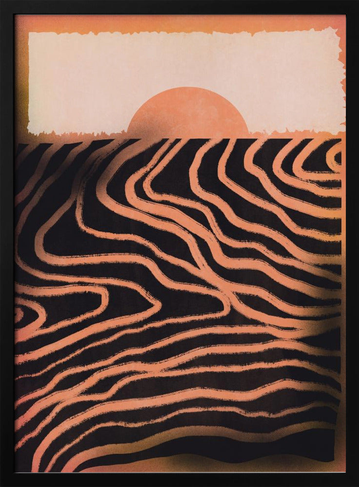 Sonnenuntergangsausschnitt | Poster