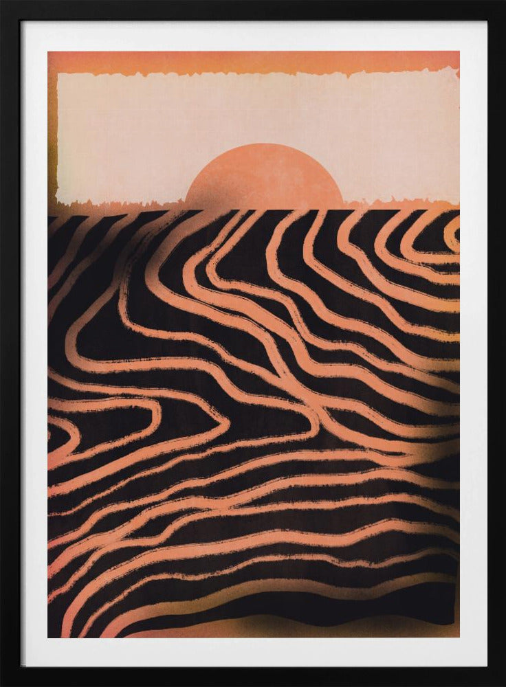 Sonnenuntergangsausschnitt | Poster
