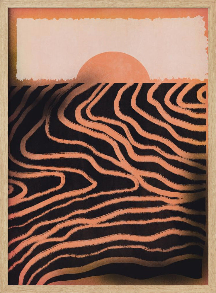 Sonnenuntergangsausschnitt | Poster