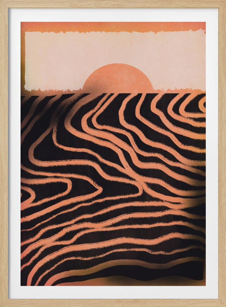 Sonnenuntergangsausschnitt | Poster
