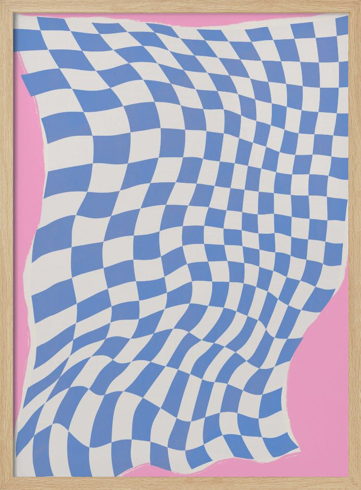 Gewellter karierter Traum | Poster