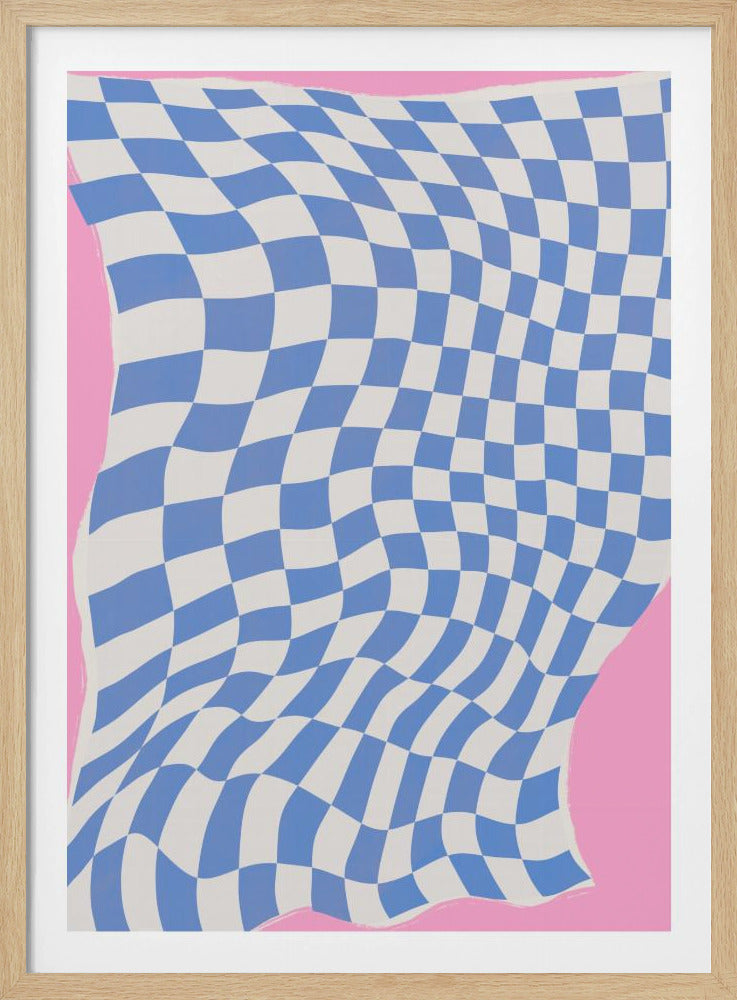 Gewellter karierter Traum | Poster