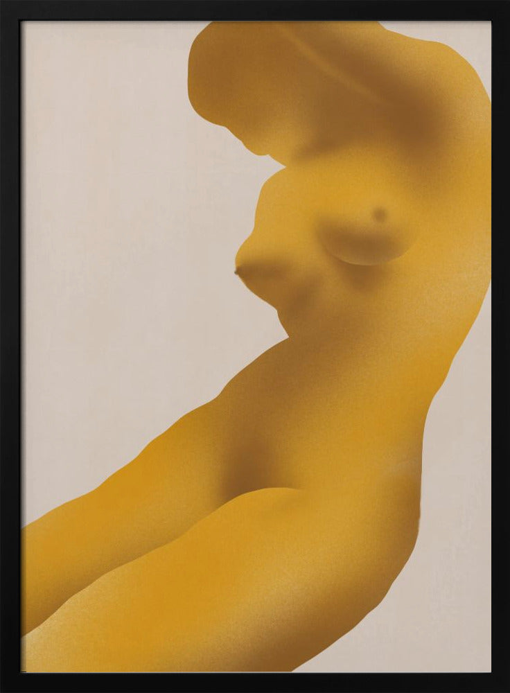 Goldene Farbe Akt Abstrakt | Poster