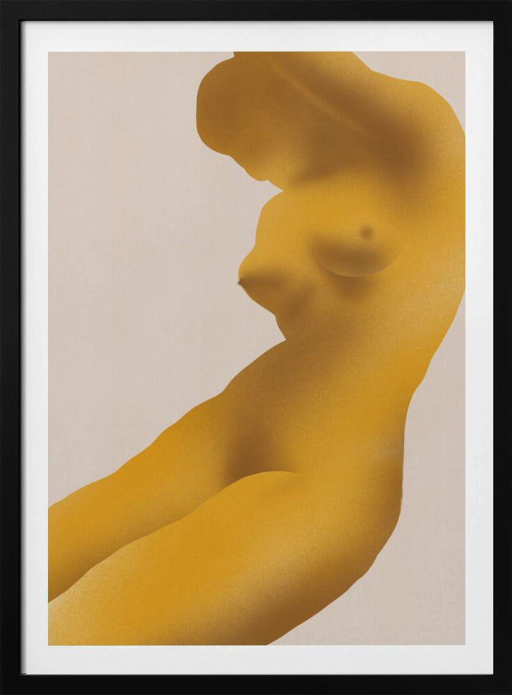 Goldene Farbe Akt Abstrakt | Poster