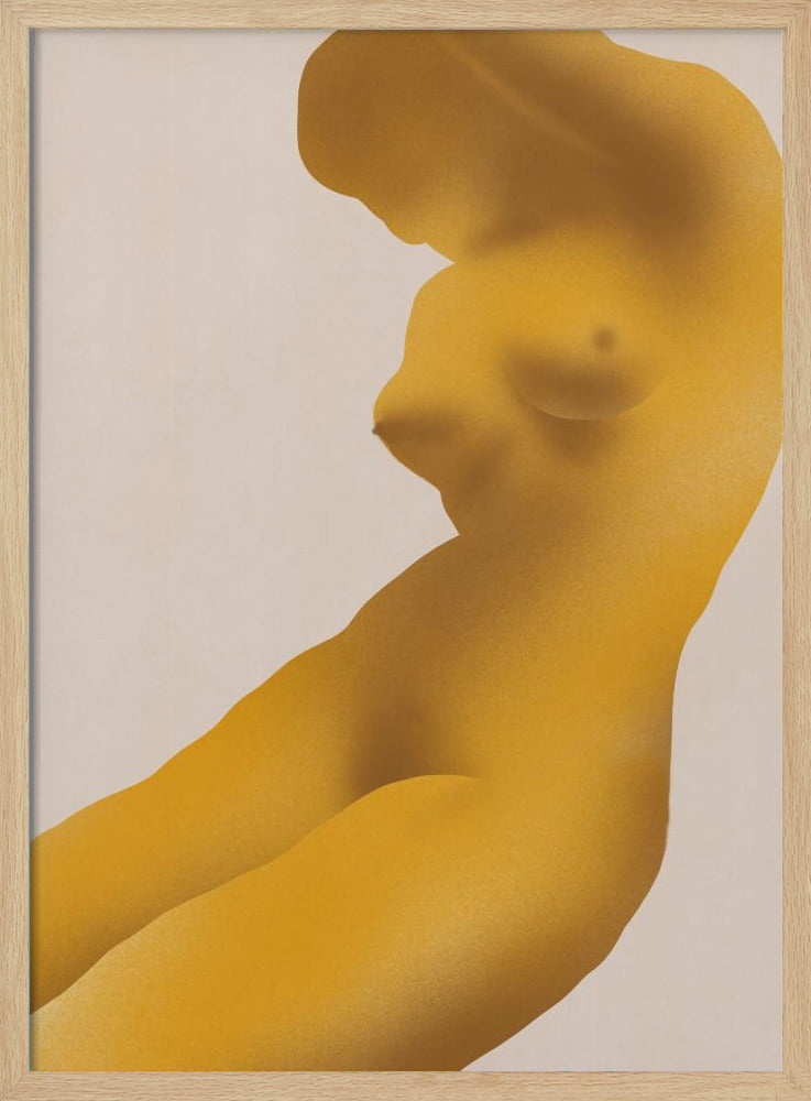 Goldene Farbe Akt Abstrakt | Poster