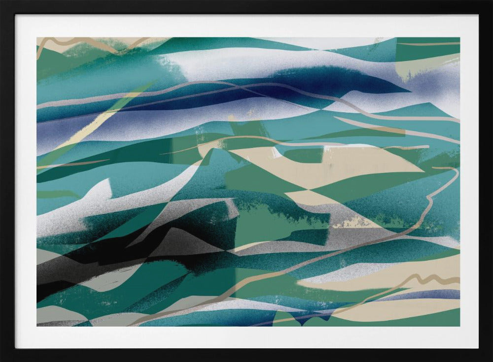 Abstraktion in der Landschaft | Poster