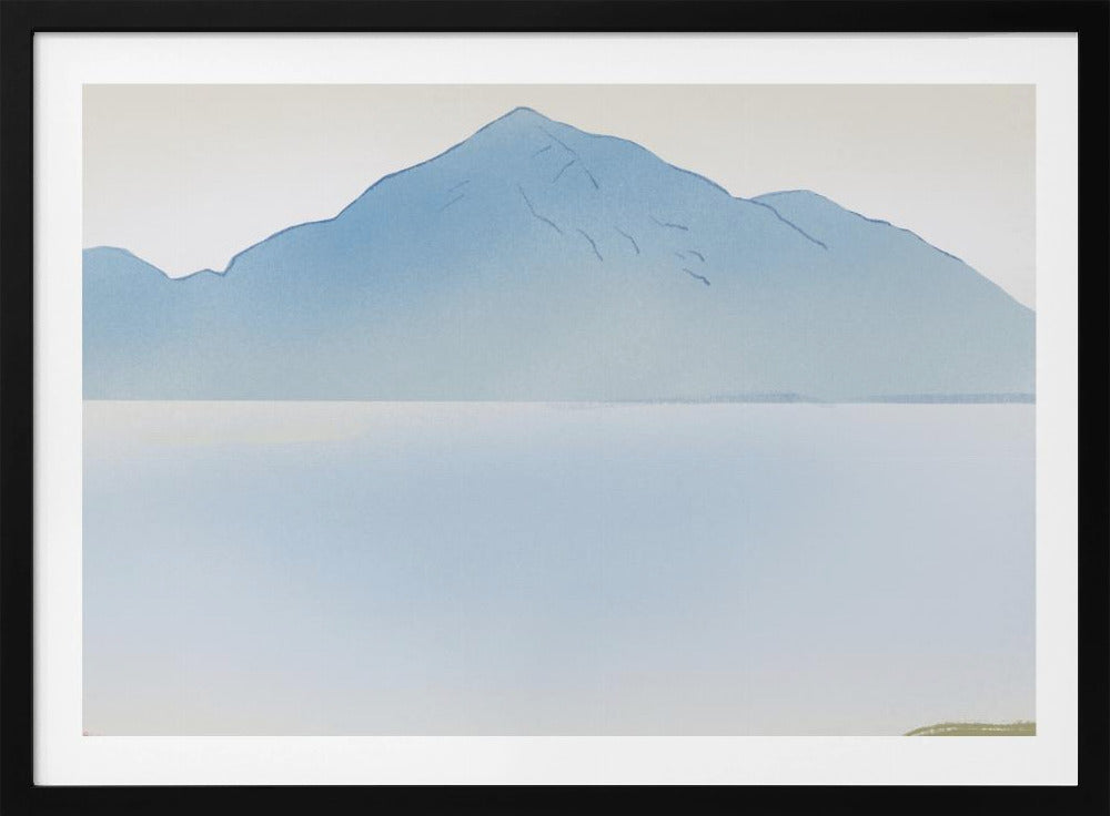 Nebliger Bergblick | Poster