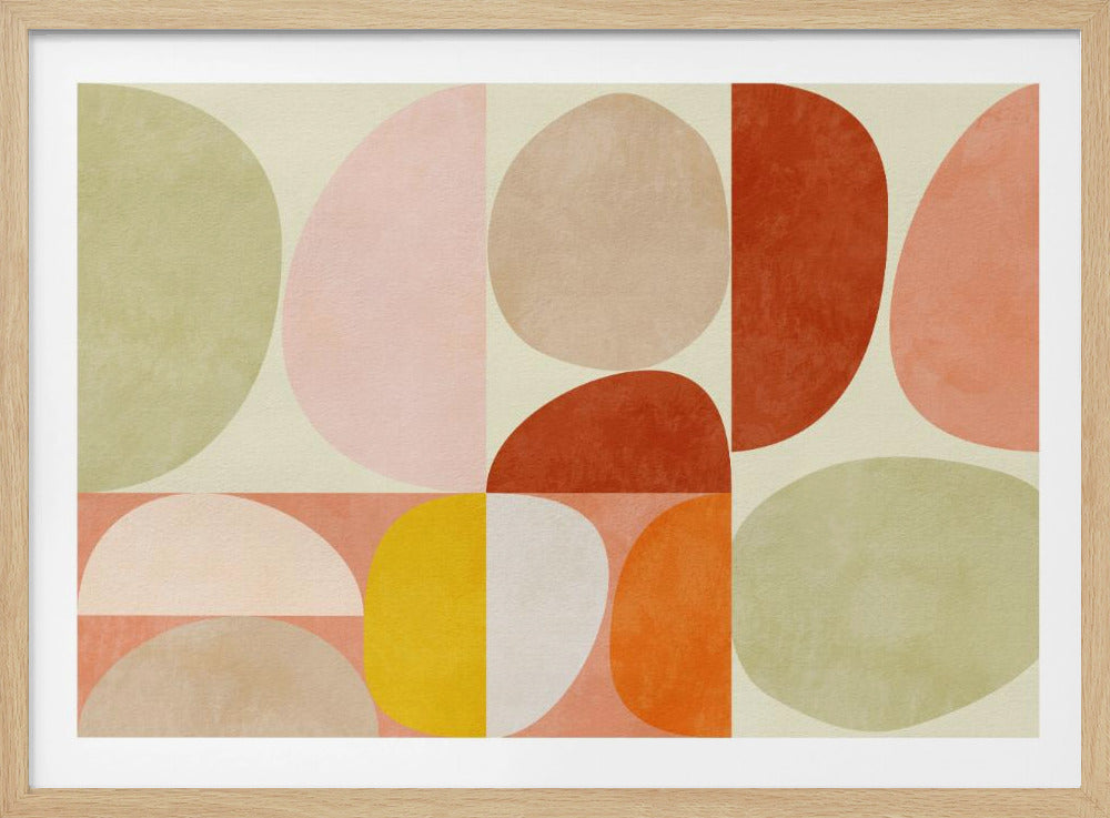Pastellgeometrie | Poster