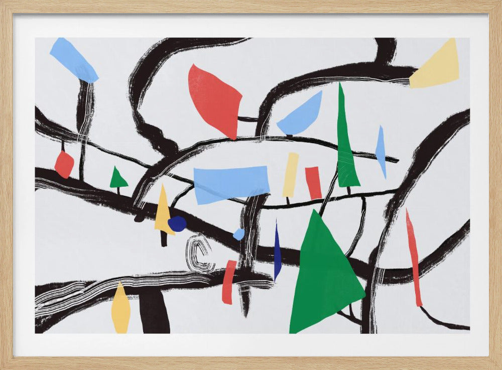 Farben im Wald | Poster