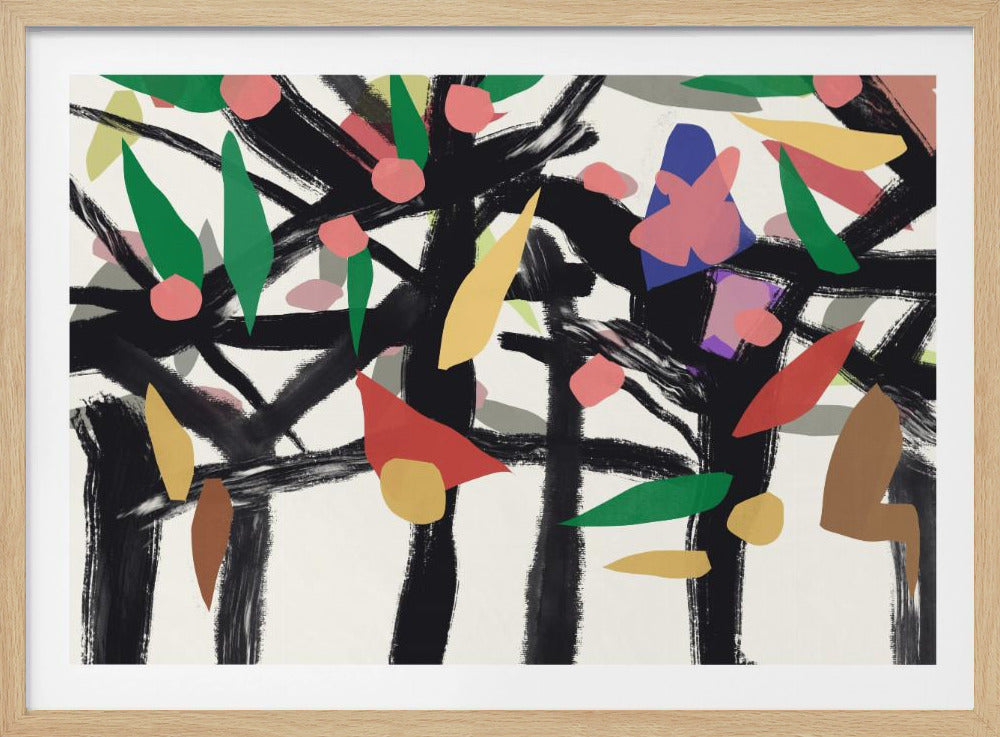 Farben im Wald 06 | Poster
