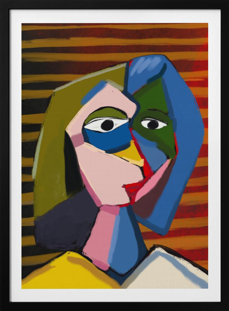 Porträt inspiriert von Picasso | Poster