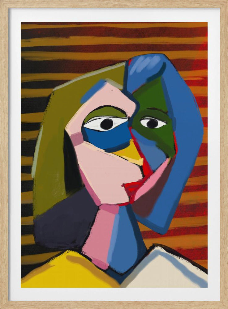 Porträt inspiriert von Picasso | Poster