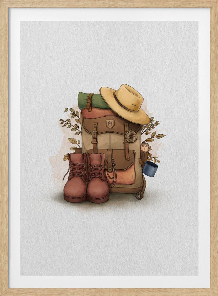 Rucksackreise | Poster