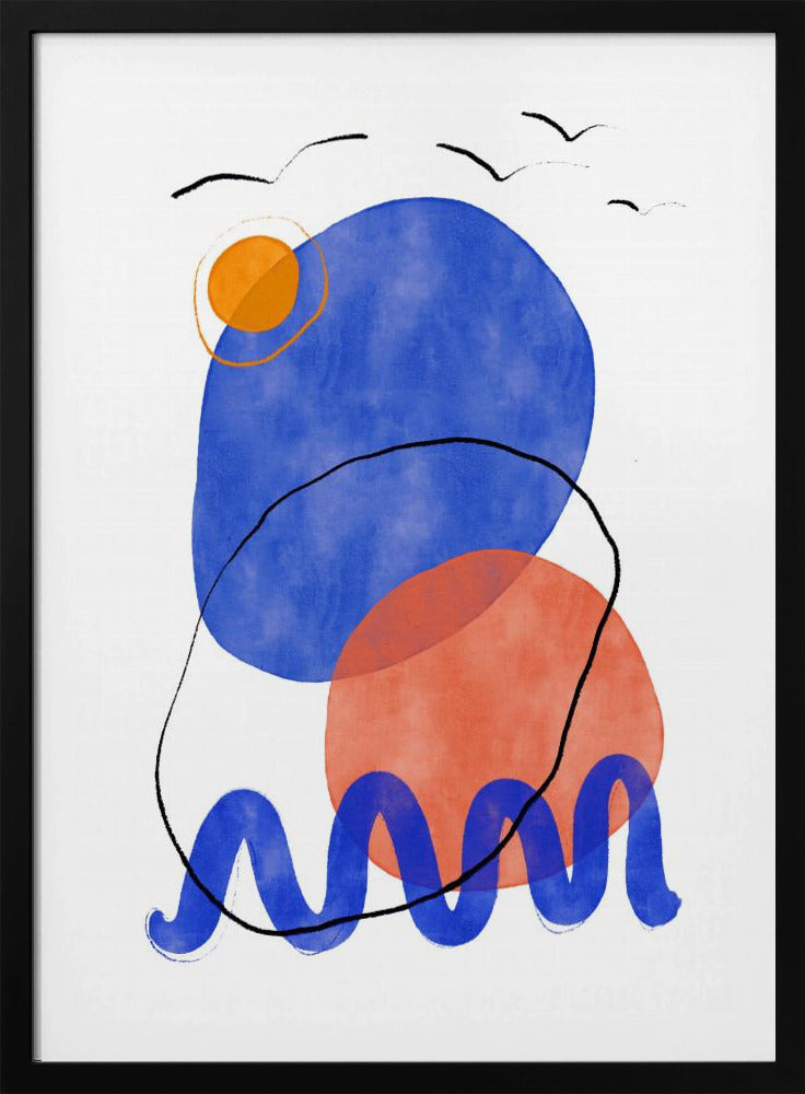 Abstrakte Einsamkeit | Poster