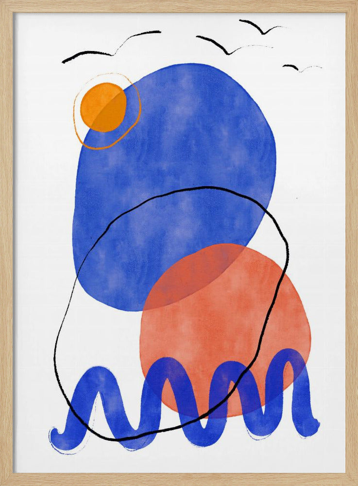 Abstrakte Einsamkeit | Poster