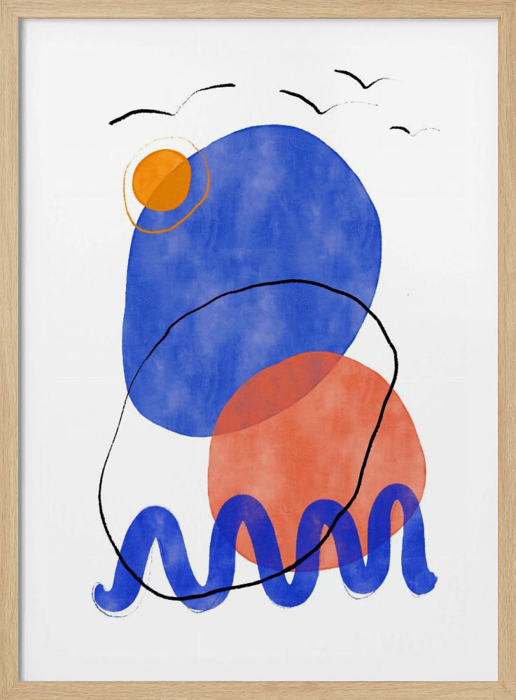 Abstrakte Einsamkeit | Poster