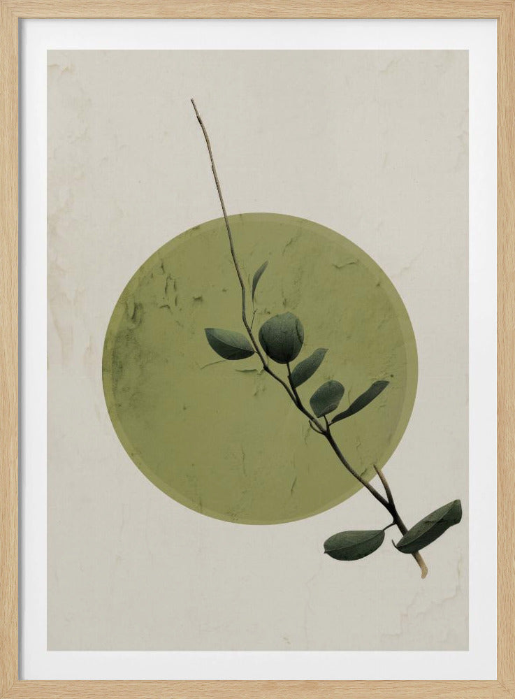 Grüner Gelassenheitskreis | Poster
