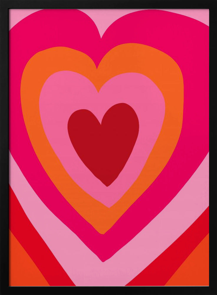 Herzschichten Harmonie | Poster