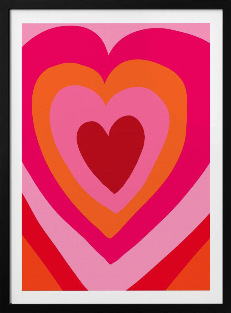 Herzschichten Harmonie | Poster