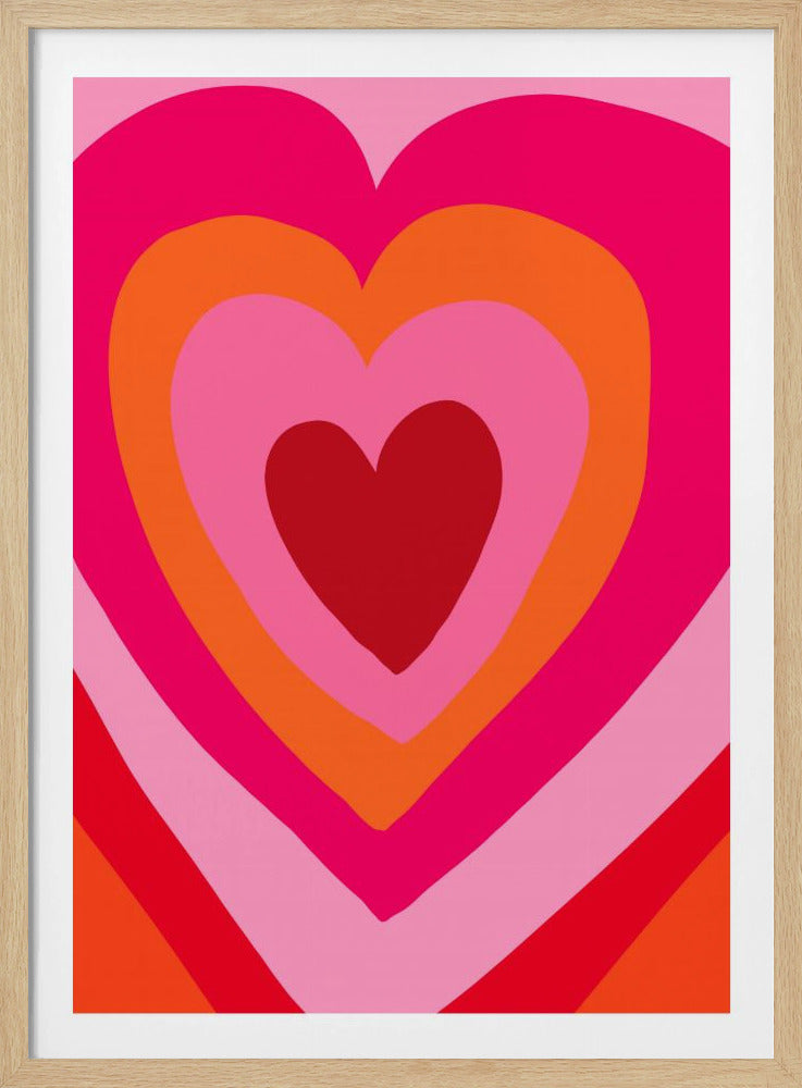 Herzschichten Harmonie | Poster