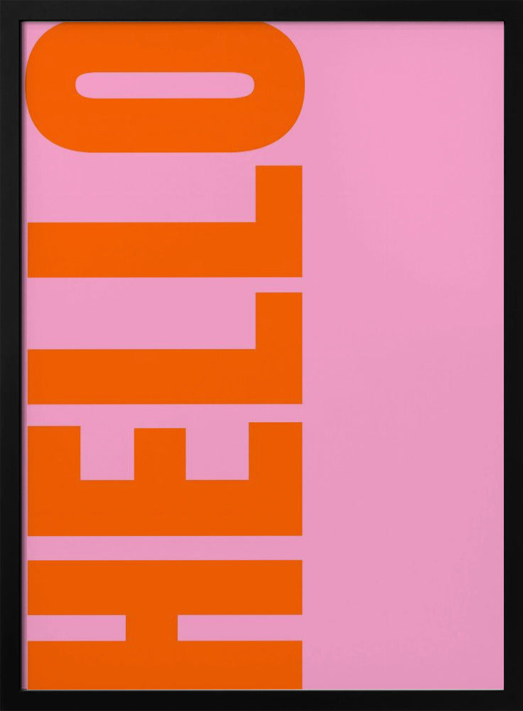 Fettgedrucktes Grußplakat