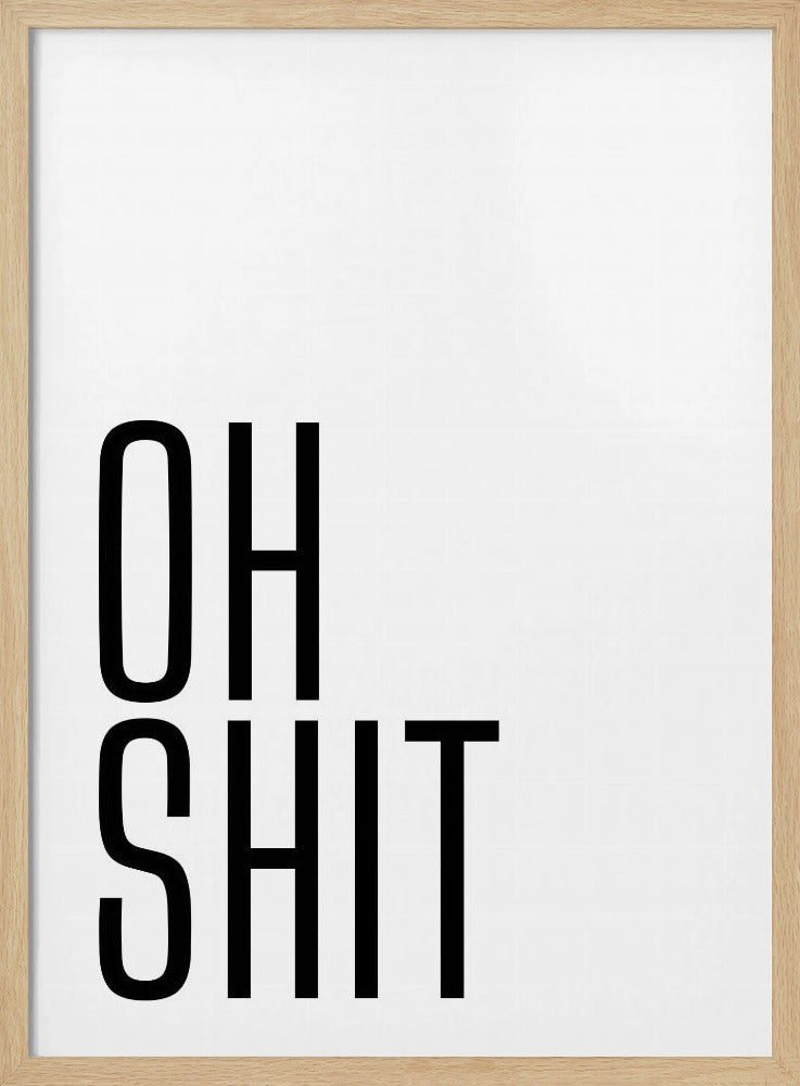 Mutiger Ausdruck | Poster