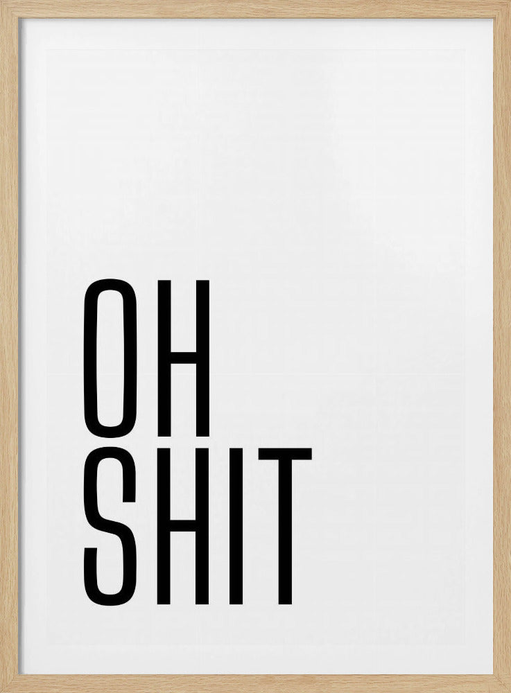 Mutiger Ausdruck | Poster