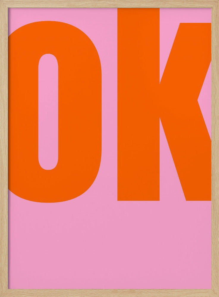 Kräftiges Pink-Statement | Poster
