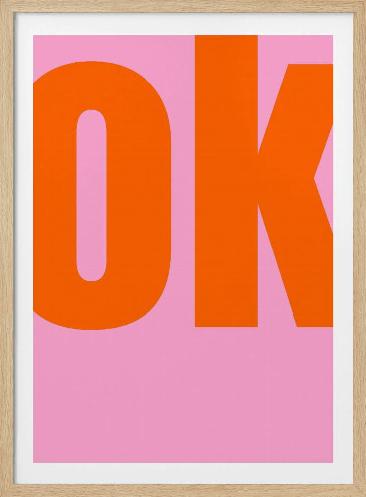 Kräftiges Pink-Statement | Poster