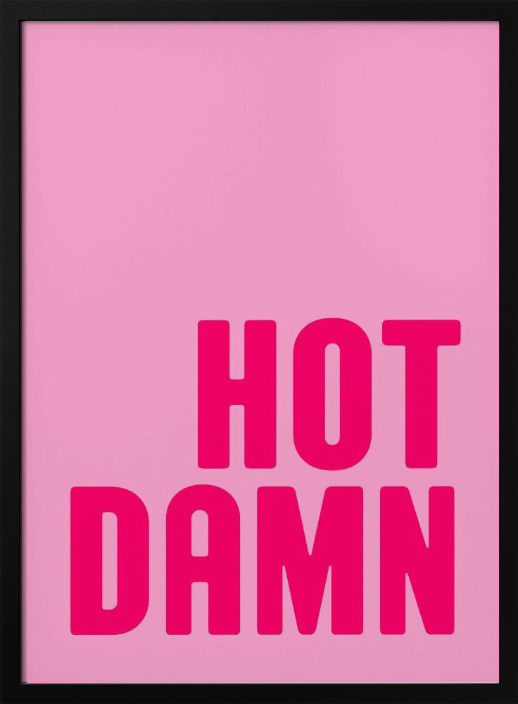 Ausrufezeichen in kräftigem Rosa | Poster