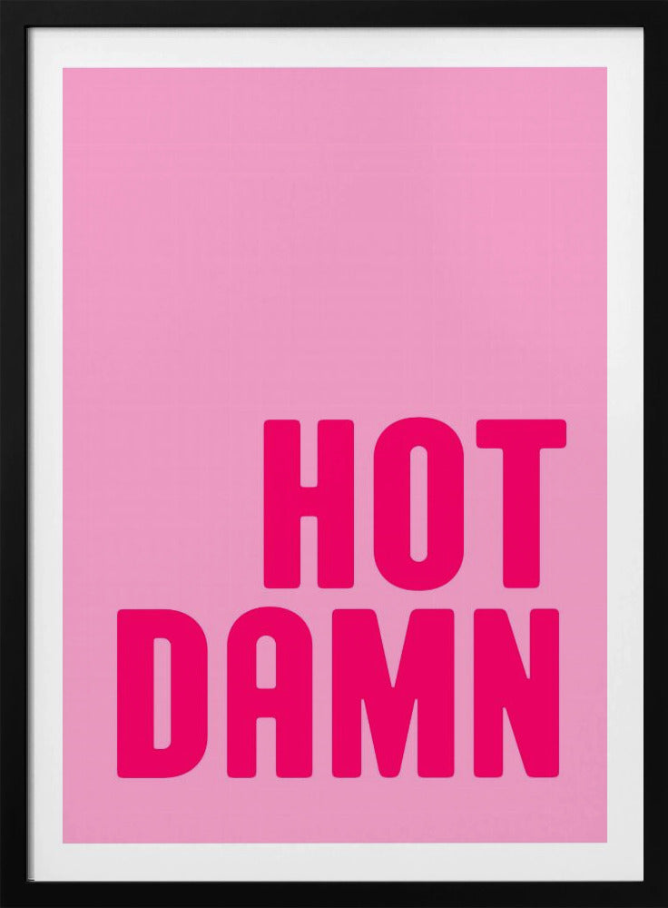 Ausrufezeichen in kräftigem Rosa | Poster