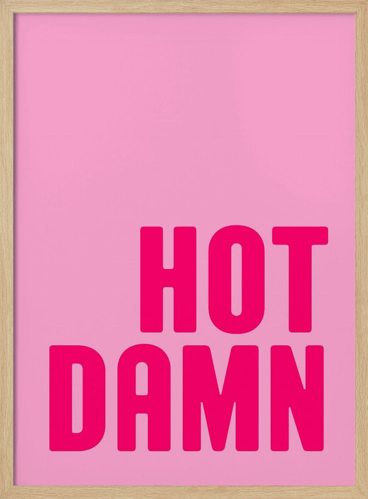 Ausrufezeichen in kräftigem Rosa | Poster