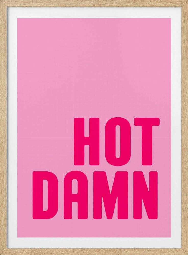 Ausrufezeichen in kräftigem Rosa | Poster