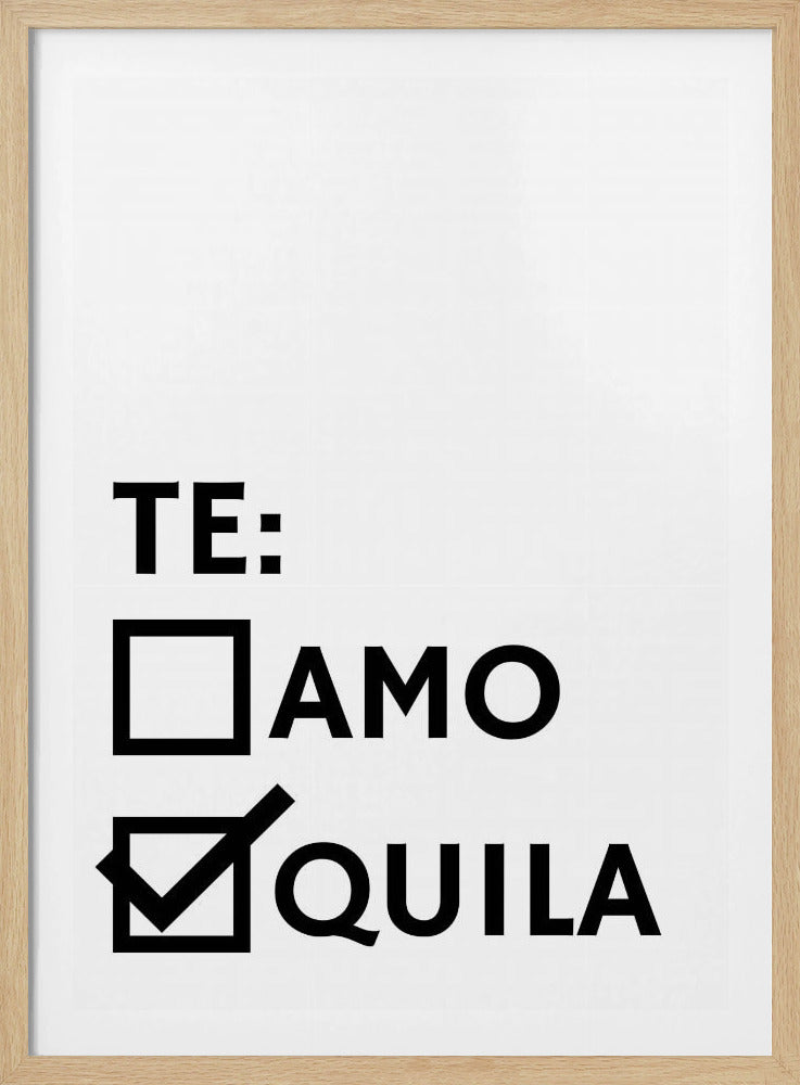 Tequila Liebe Wahl | Poster