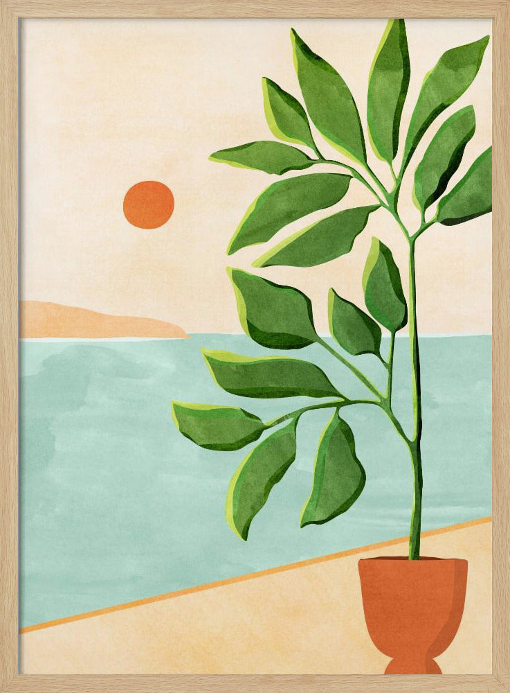 Flucht an die Küste | Poster
