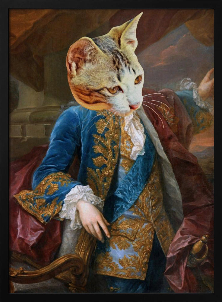 Regal Feline Pose | Poster