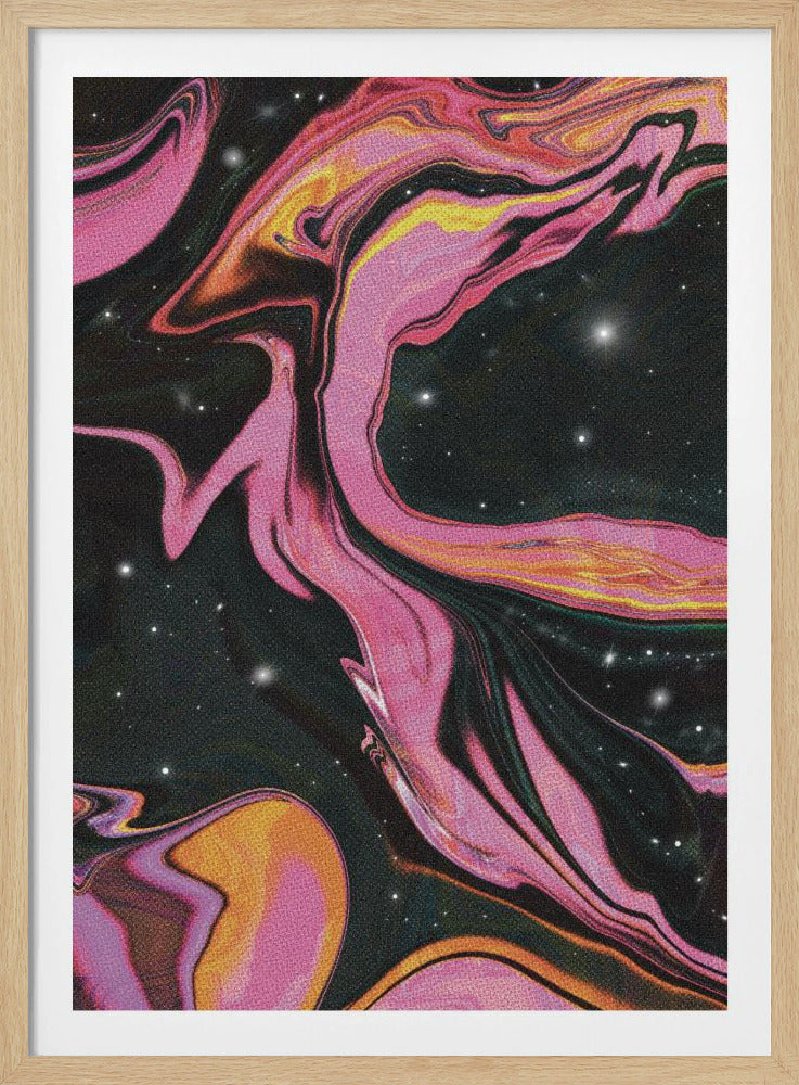 Rosa Wirbelnebel | Poster