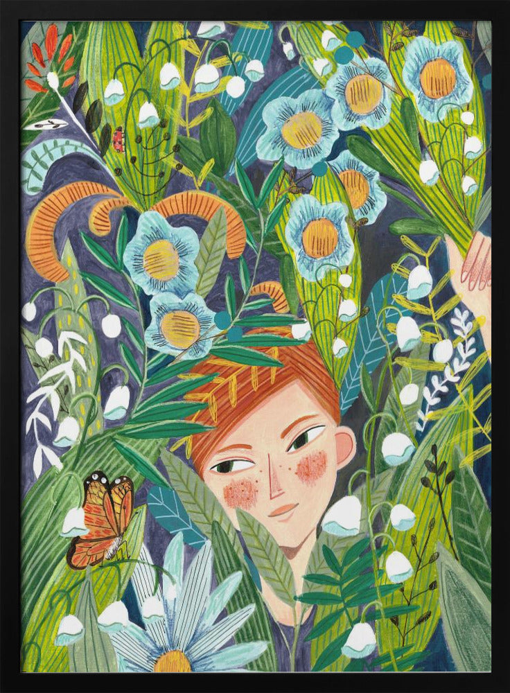Frau in der Natur | Poster