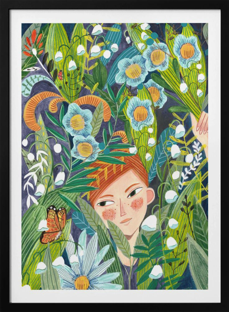 Frau in der Natur | Poster
