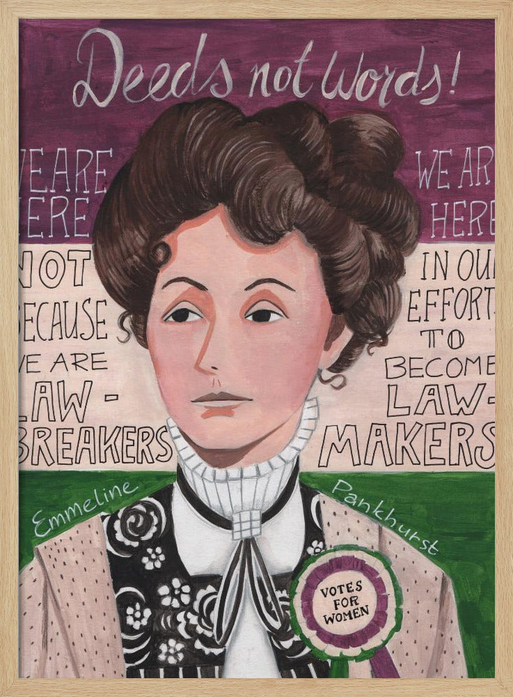 Frauenporträt, Emmeline Pankhurst | Poster