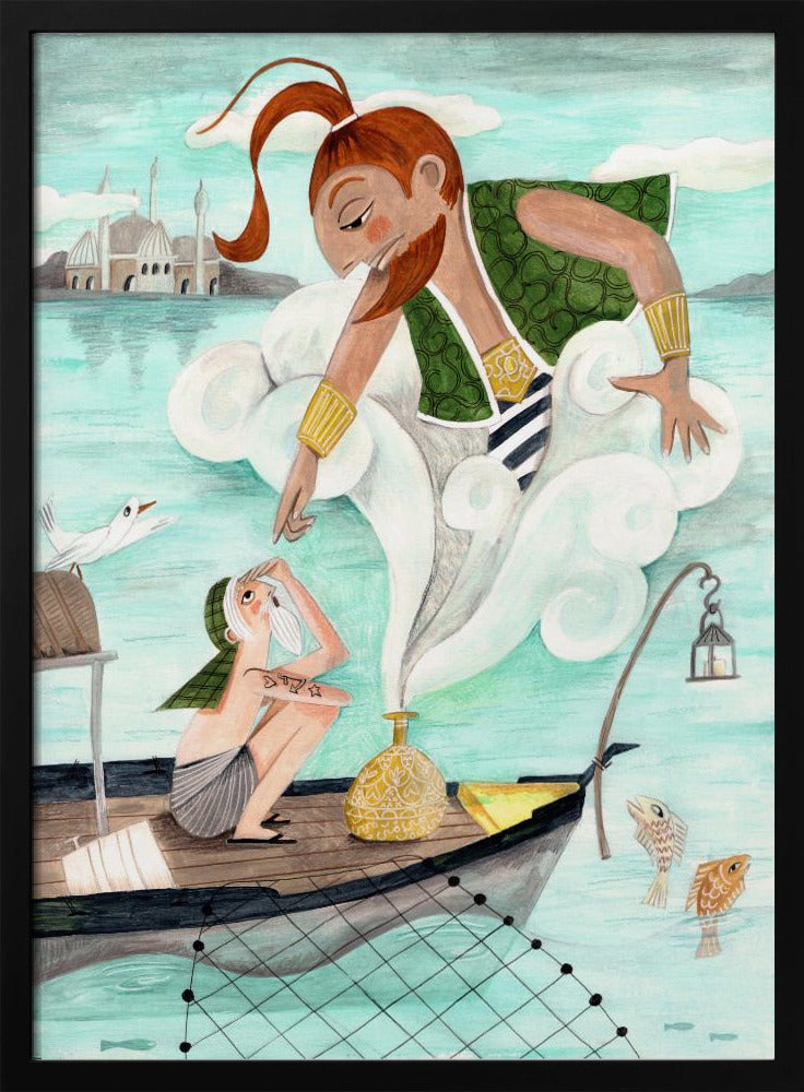 Der Fischer und der Dschinn | Poster