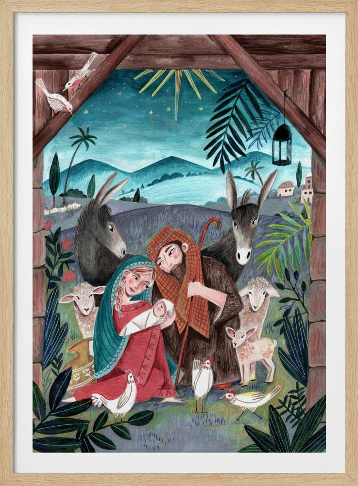 Weihnachten mit Maria und dem Jesuskind | Poster