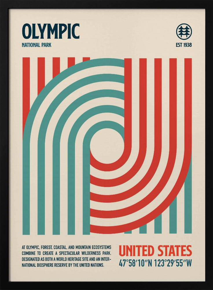 Olympic Nationalpark Reiseposter | Poster