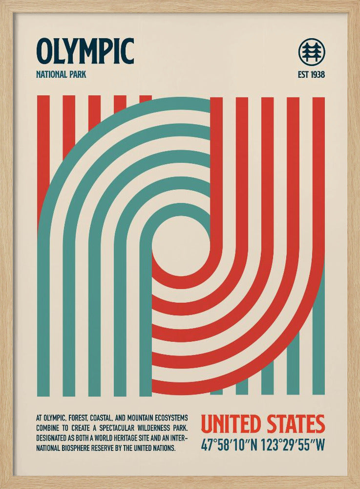 Olympic Nationalpark Reiseposter | Poster