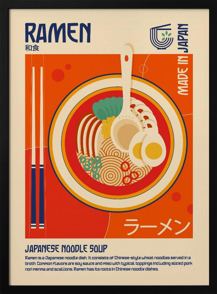 Ramen Japanisches Essen Poster